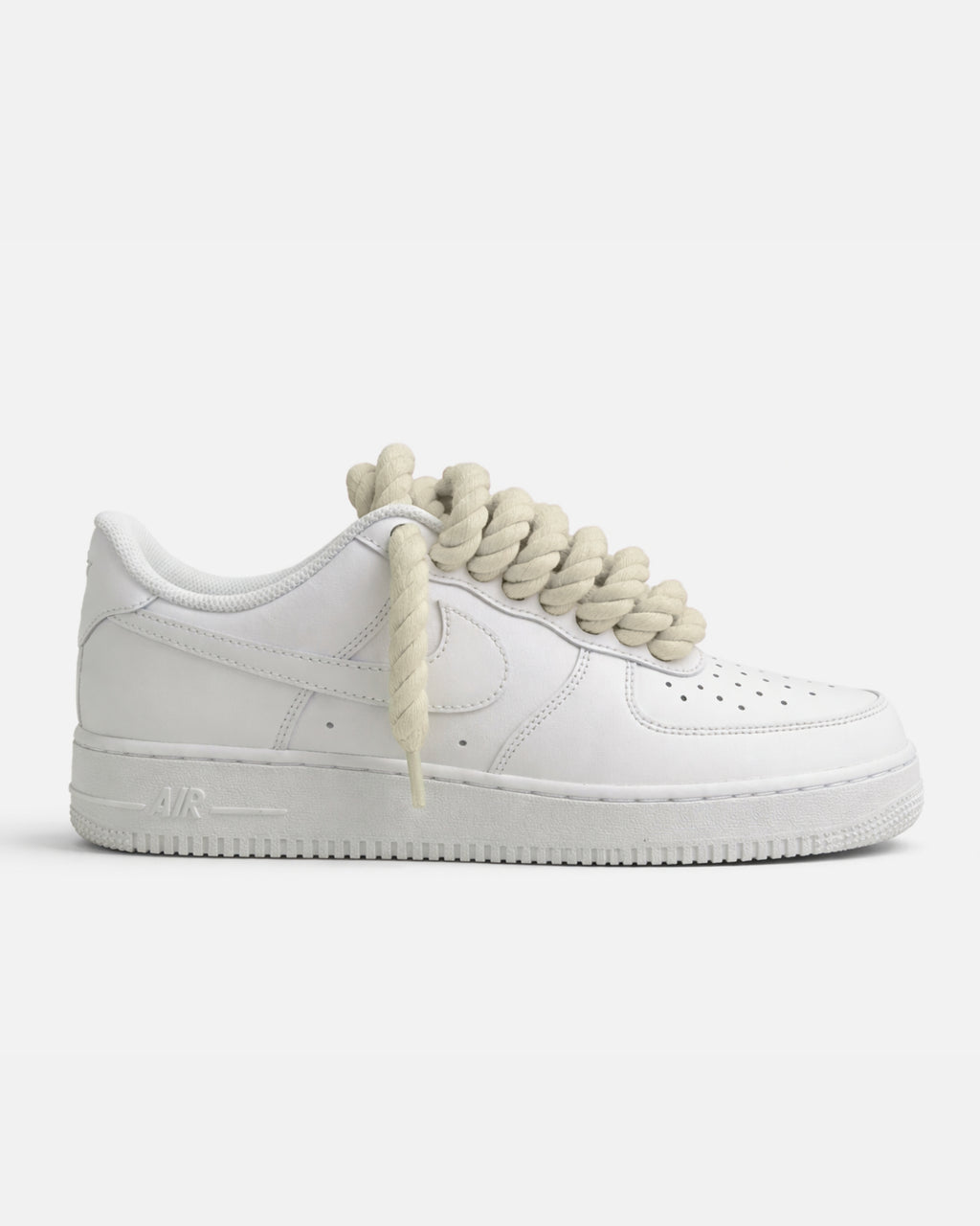 Nike AIR Force One White Rope Custom