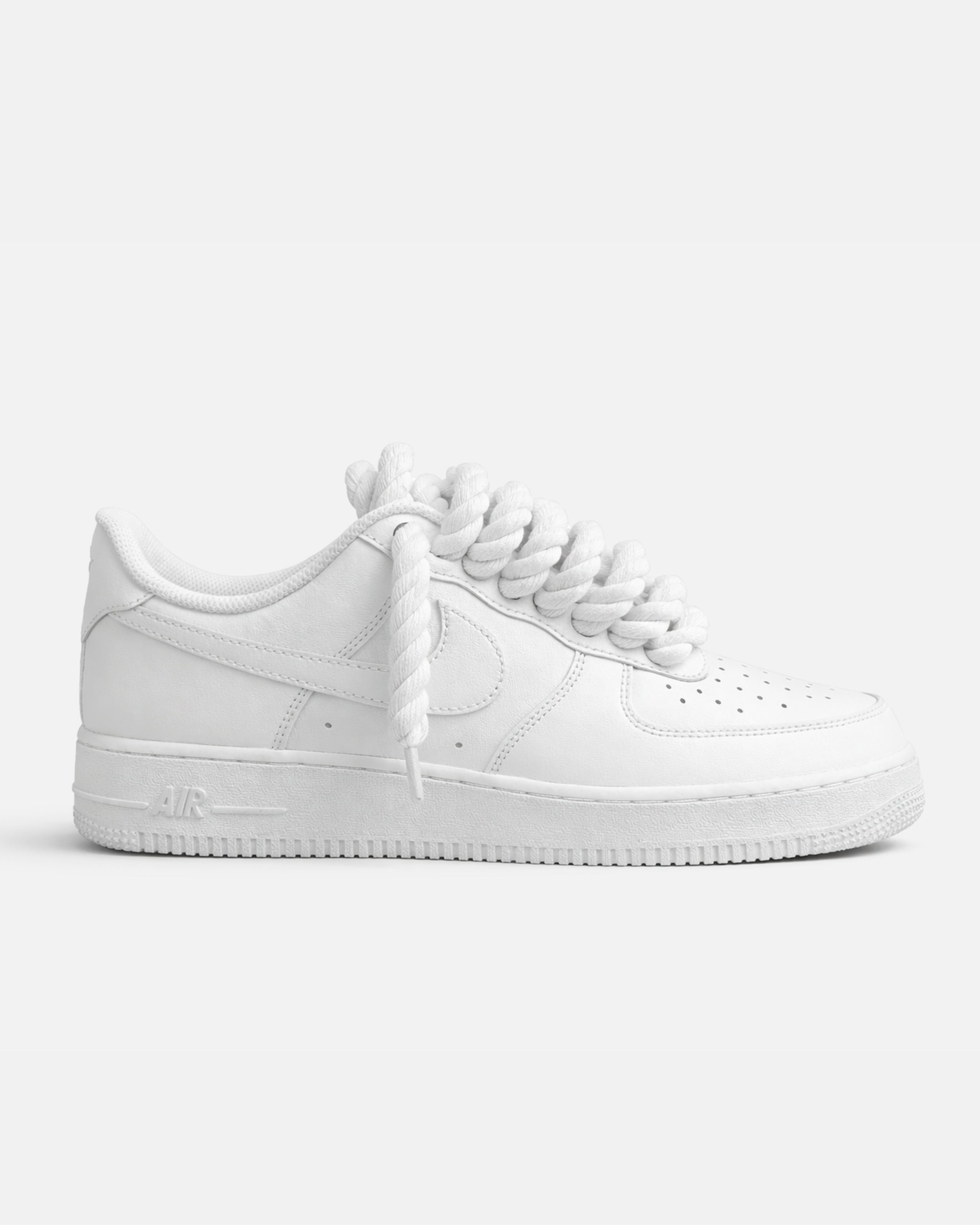 Nike AIR Force One White Rope Custom