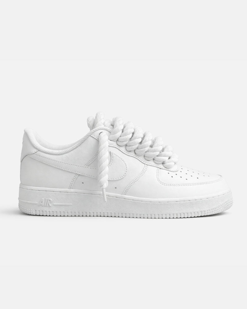 Nike AIR Force One White Rope Custom