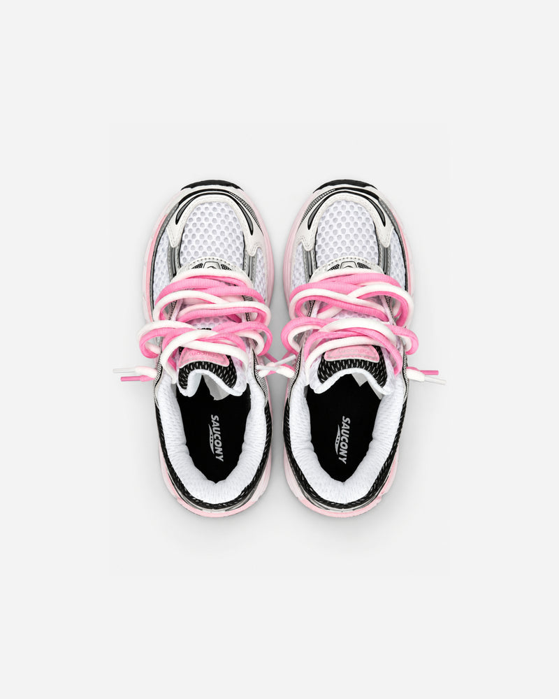 Saucony Omni 9 KDZ – Silver / Pink Custom