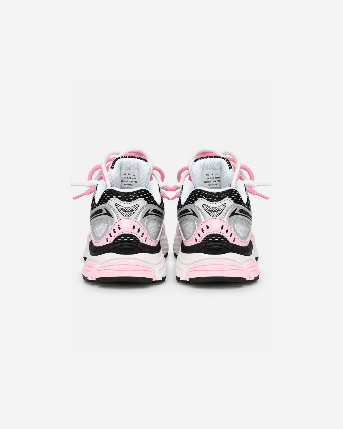 Saucony Omni 9 KDZ – Silver / Pink Custom