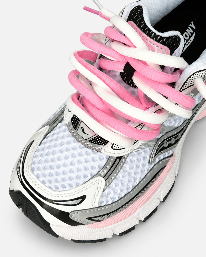 Saucony Omni 9 KDZ – Silver / Pink Custom