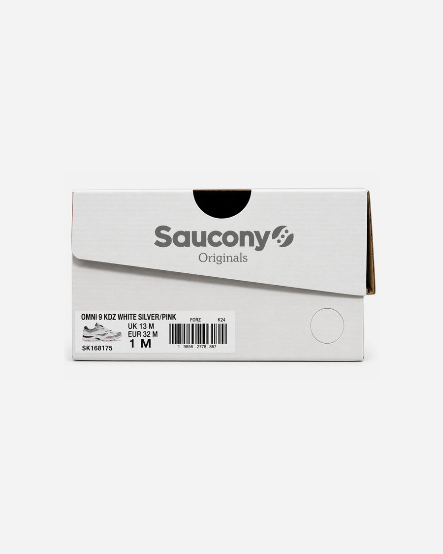 Saucony Omni 9 KDZ – Silver / Pink Custom