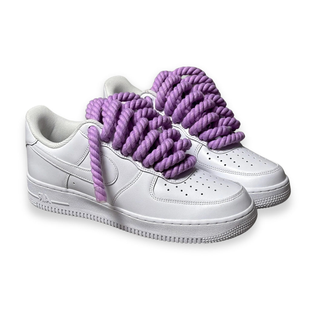 Nike AIR Force One White Rope Custom