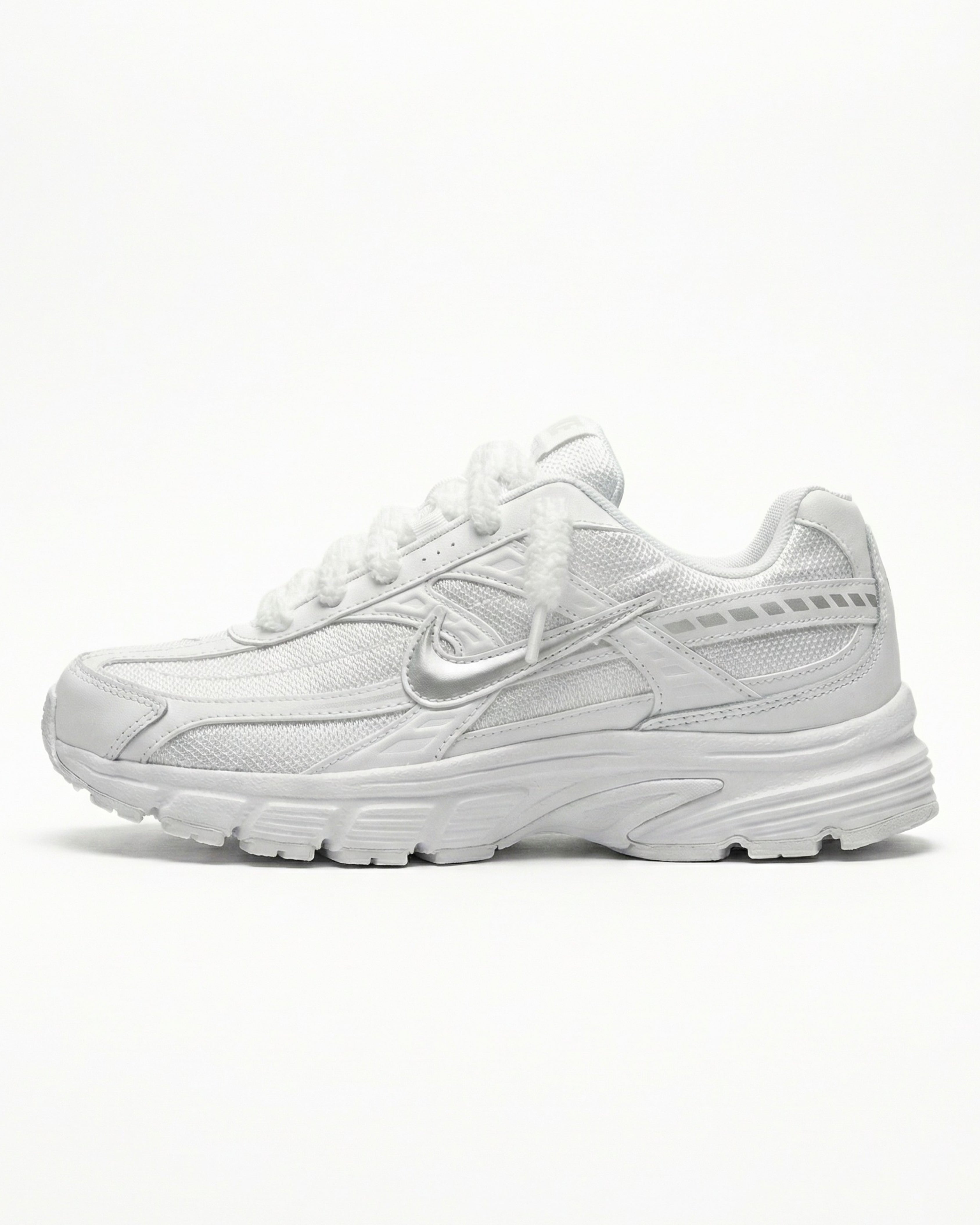 Nike Initiator Running Triple White Custom