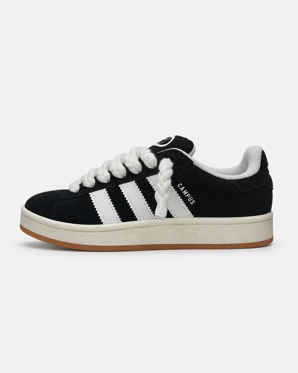 adidas Campus 00s Black White Ropes Custom