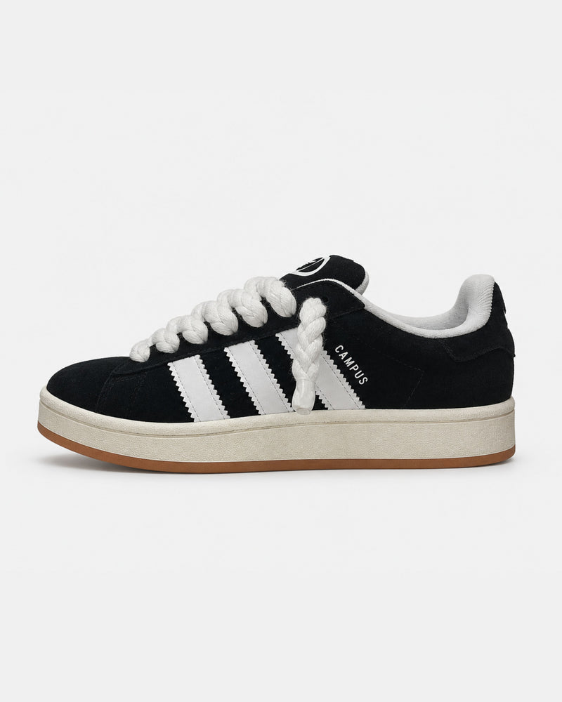 adidas Campus 00s Black White Ropes Custom