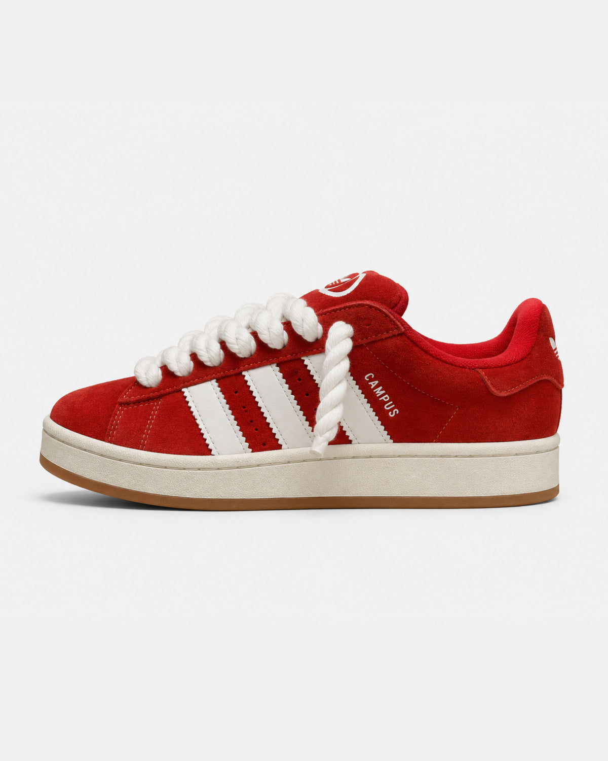 adidas Campus 00s Scarlet Red Ropes Custom