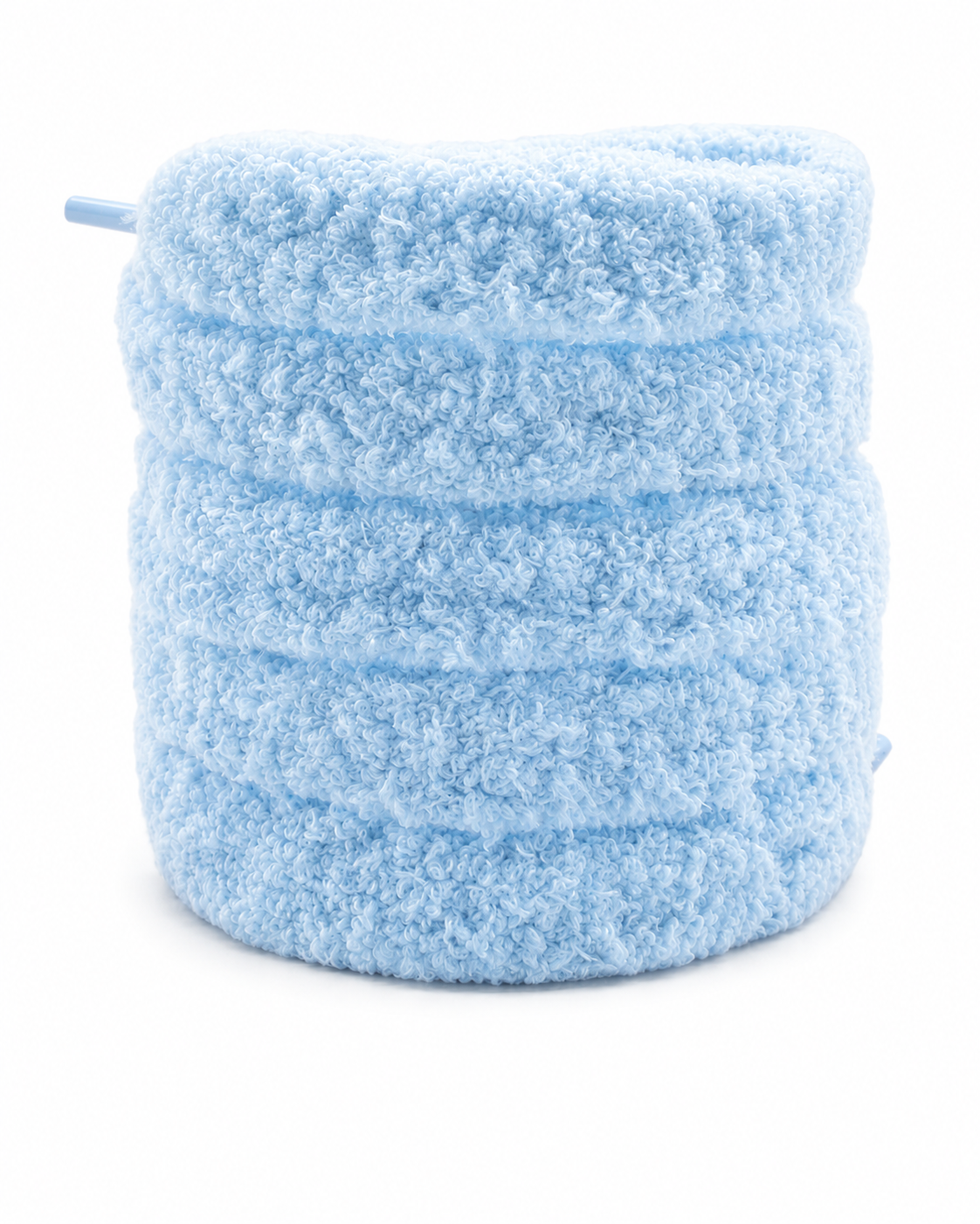 Lacets Fluffy Bleu Ciel