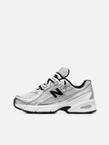 New Balance 740 Black & White Double Laces Custom