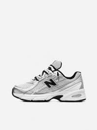New Balance 740 Black & White Double Laces Custom