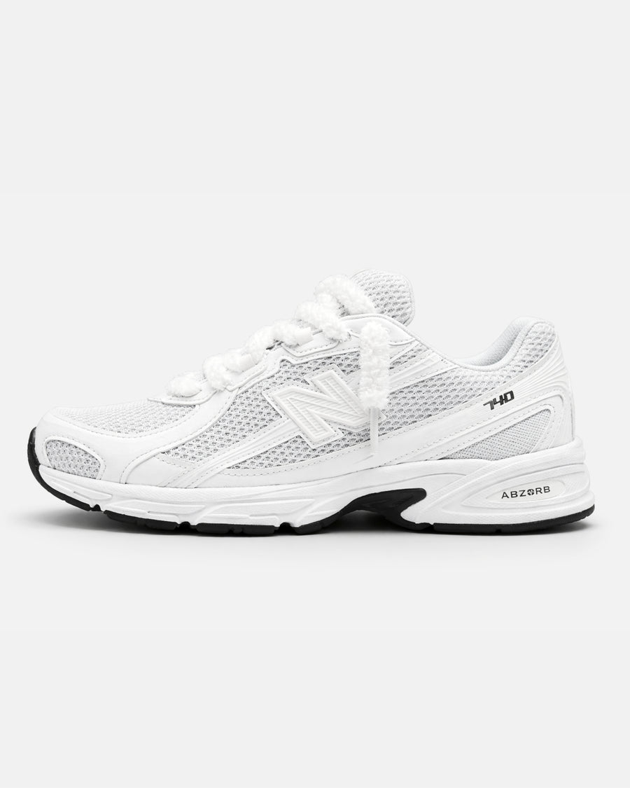 New Balance 740 Triple White Custom