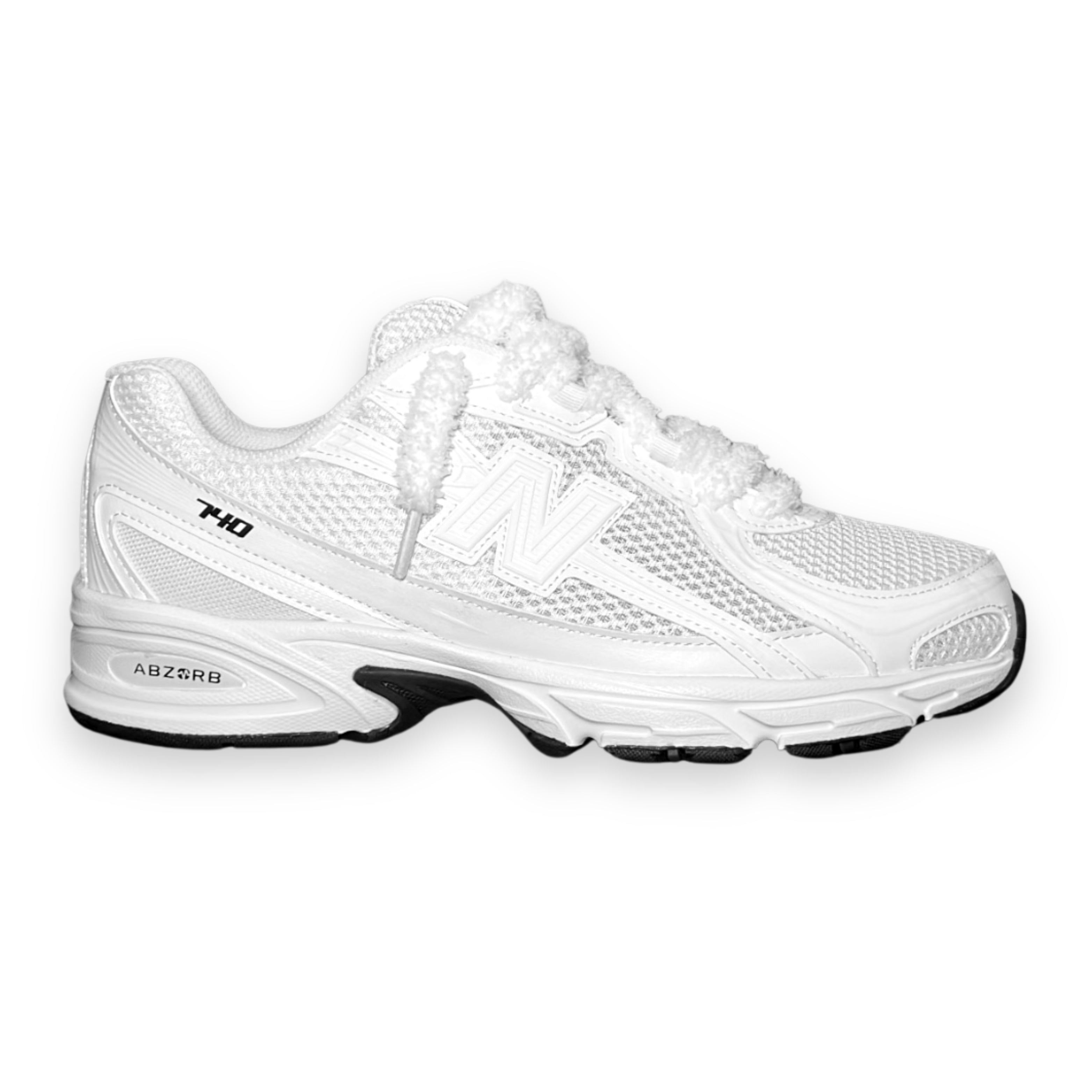 New Balance 740 Triple White Custom