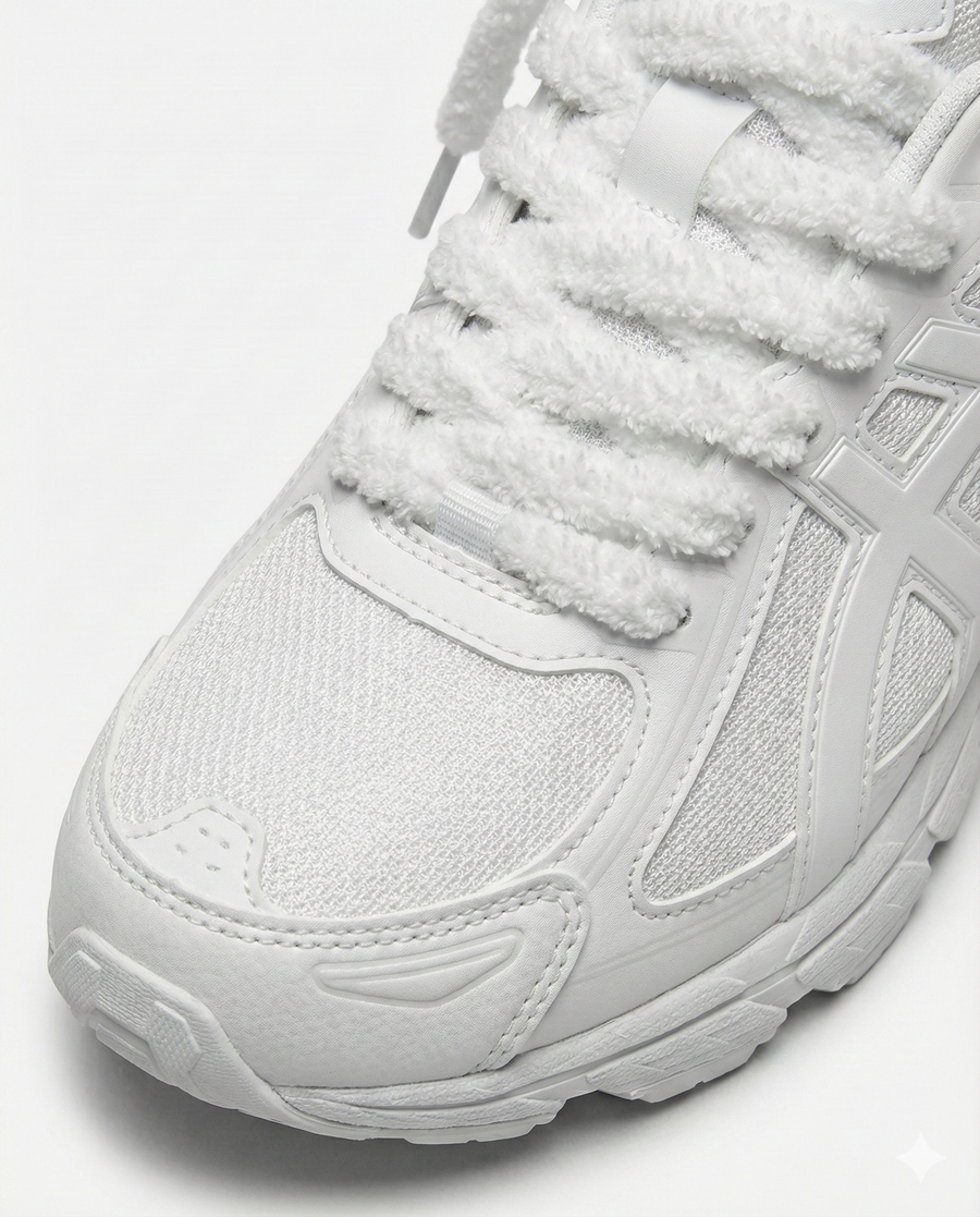 Asics GEL-Venture 6 Triple White Custom