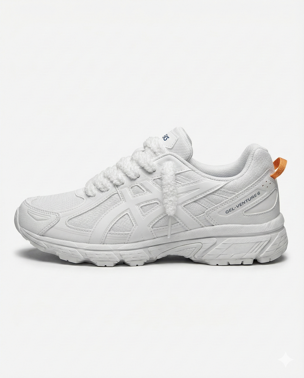 Asics GEL-Venture 6 Triple White Custom