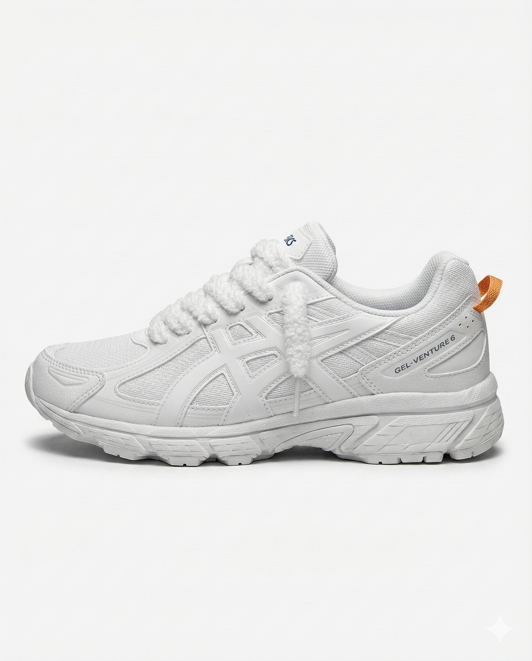 Asics GEL-Venture 6 Triple White Custom