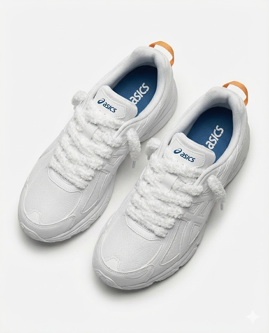 Asics GEL-Venture 6 Triple White Custom