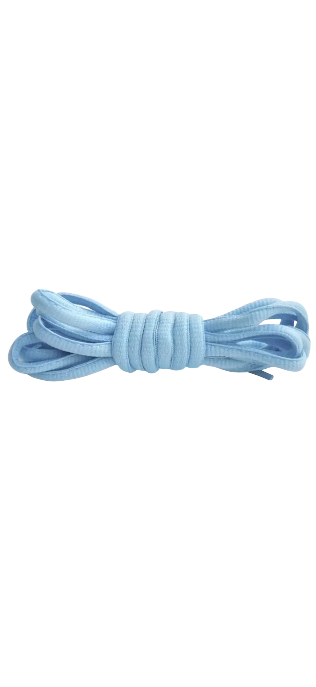 Lacets ronds pour sneakers — Bleu ciel