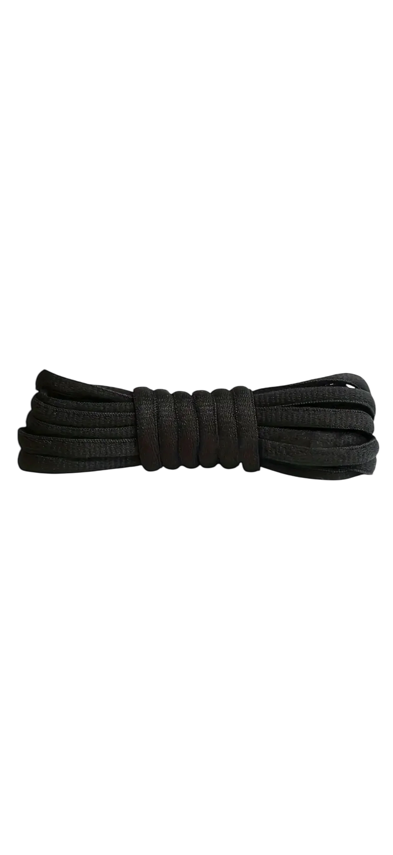 Lacets ronds pour sneakers — Noir