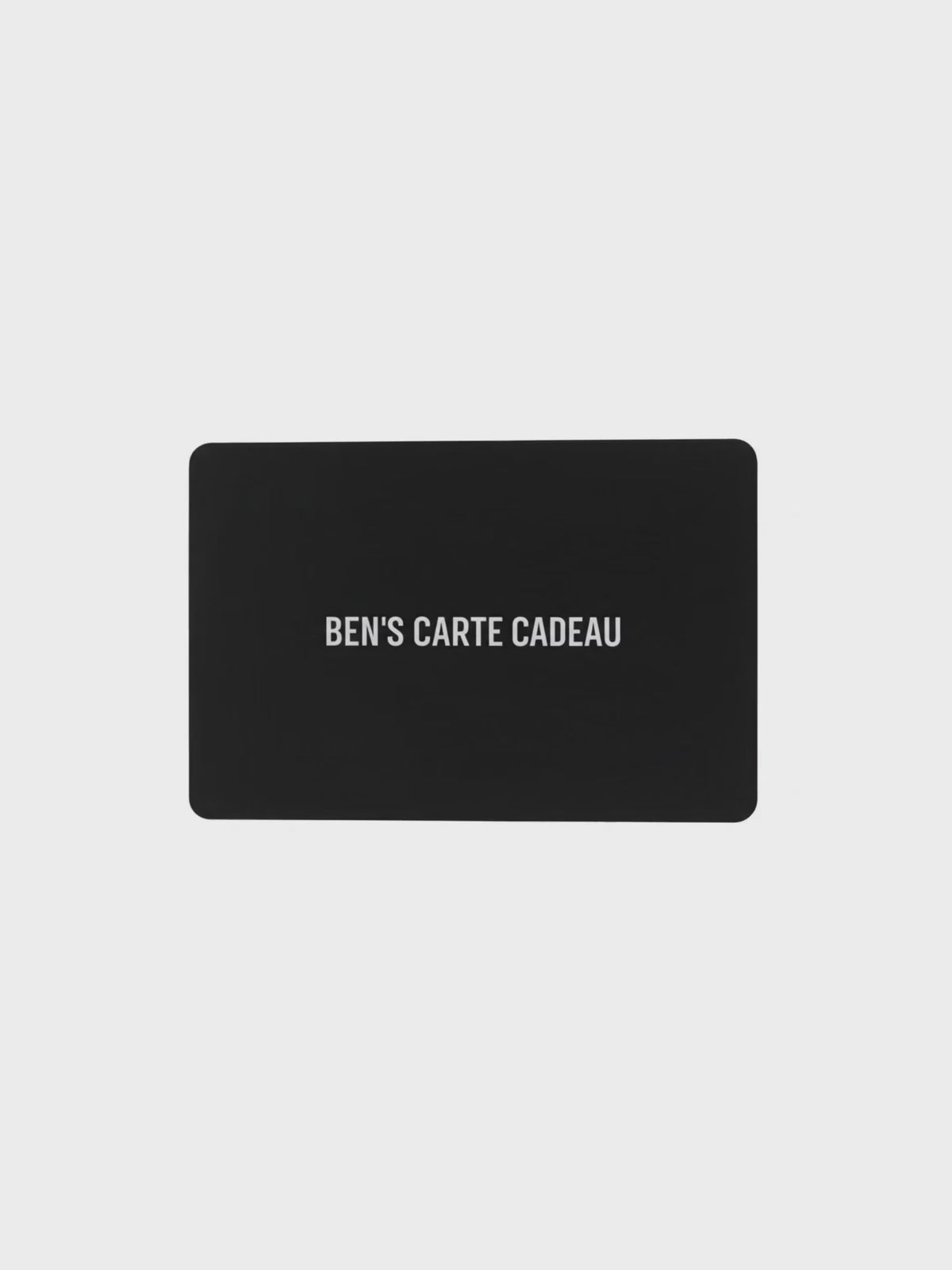 BEN'S Carte Cadeau